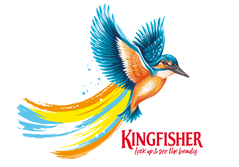 Kingfisher Brand Mark with Strap